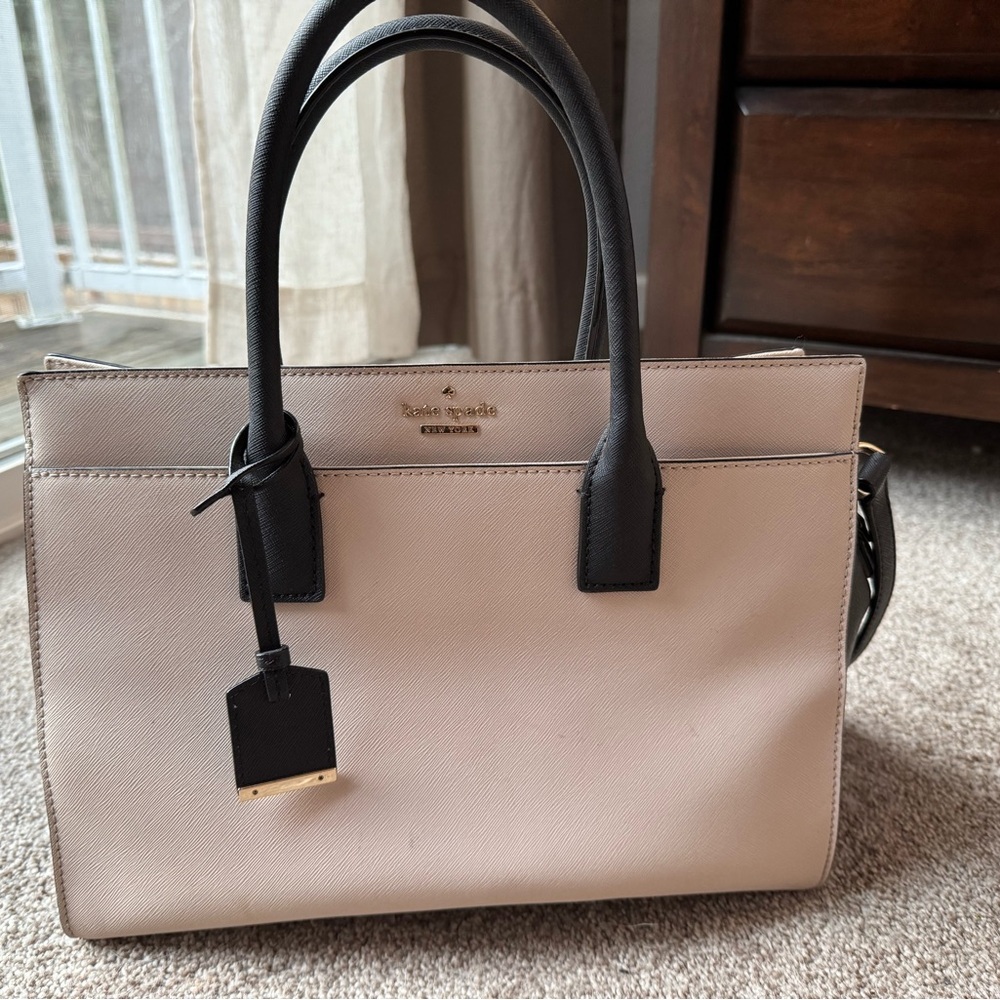 Kate Spade Cream and Black Women's Bag